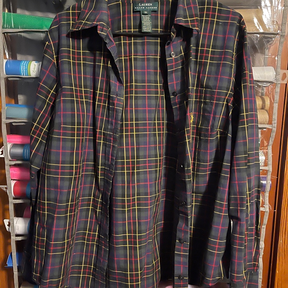 Lauren Ralph Lauren 1x Button Up Shirt Women